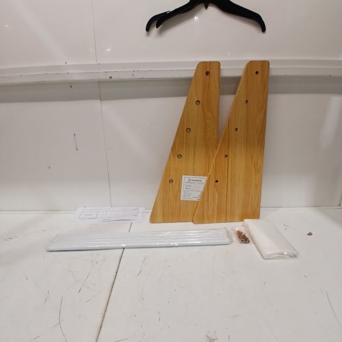 HUMBLE CREW KIDS WOOD-FRAME BOOK RACK - 25"X11"X24" - NATURAL/WHITE (MODEL#: WO173) image 2