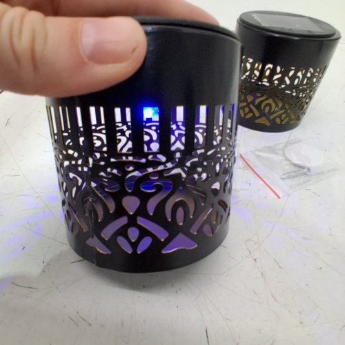 2PK SOLAR POWER MANDALA LIGHT PROJECTIONS - MULTICOLOR image 2
