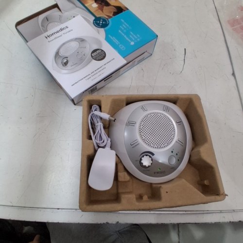 HOMEDICS SLEEP SOLUTIONS SOUNDSPA PORTABLE SOUND MACHINE WITH 6 NATURE SOUNDS - WHITE image 3