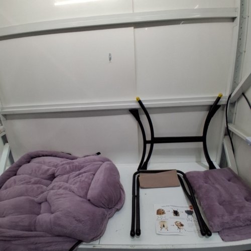 2PC TIITA LAZY CHAIR WITH OTTOMAN - LAVENDER image 2