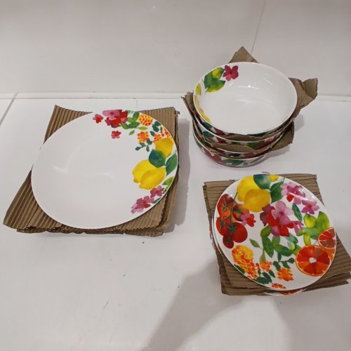 12PC MAXWELL & WILLIAMS CAPRI DINNERWARE SET - MULTI COLOR FLORAL (MODEL: 1041712) image 2