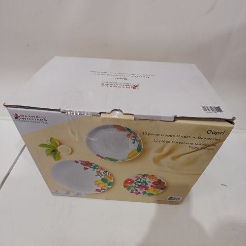 12PC MAXWELL & WILLIAMS CAPRI DINNERWARE SET - MULTI COLOR FLORAL (MODEL: 1041712) image 6