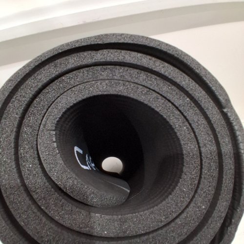 CAP BARBELL HIGH DENSITY EXERCISE YOGA MAT WITH STRAP - 1/2"X24"X68" - BLACK (MODEL: MTIS-6523-12BK) image 5