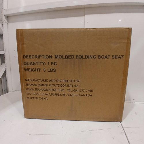SEAMAX MOLDED FOLDING BOAT SEAT - GREY (ITEM: B0FSNZ41NJ) image 4