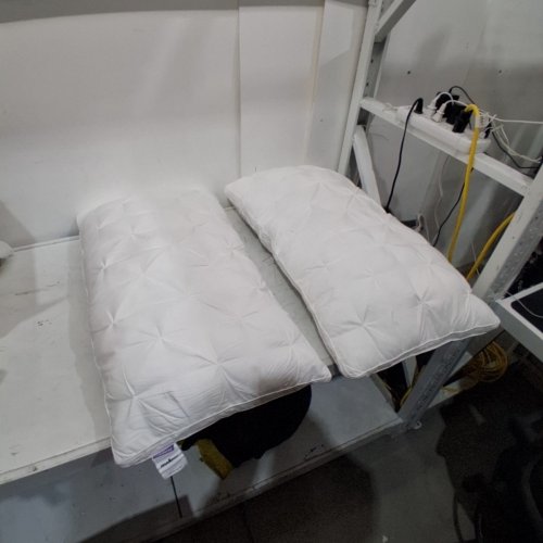 2PK MELLOW PLOOF PILLOW - KING, 20" X 36" - WHITE image 4