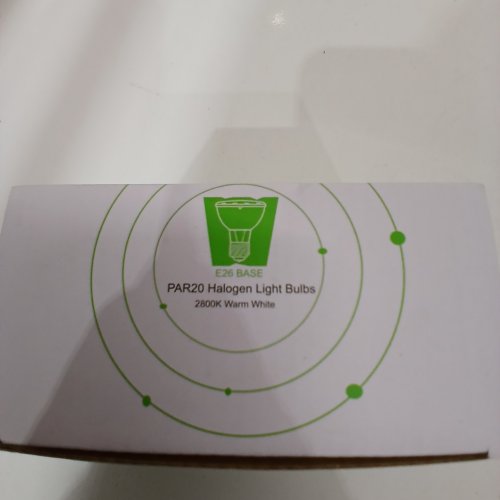 2PK PAR20 HALOGEN LIGHT BULBS, E26 BASE -39W , 2800 K - WARM WHITE image 2