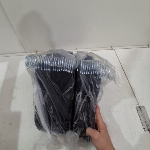 38PK NON-SLIP VELVET ADULT SIZE HANGERS - 17.7" X 0.2" X 9.5" - BLACK (MODEL: 1193759) image 4