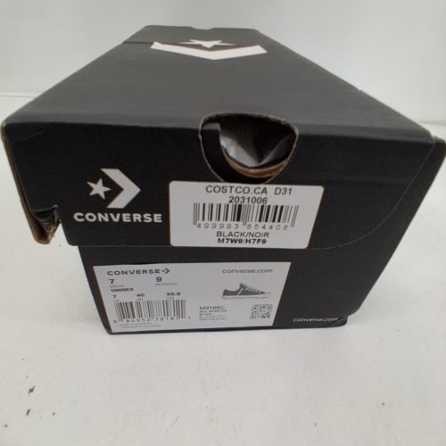 WOMEN'S ALL SPORT CONVERSE STYLE RUNNING SHOES - 8 - BLACK/WHITE image 2
