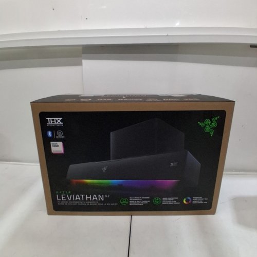RAZER LEVIATHAN V2, MULTI-DRIVER PC GAMING SOUNDBAR WITH SUBWOOFER | THX SPATIAL AUDIO, COMPACT DESIGN, CHROMA RGB, BLUETOOTH 5.2 - BLACK (MODEL: RZ05-0392) image 16