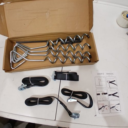 4PK GRAXURY HEAVY-DUTY SPRING PULL TOOLS FOR TRAMPOLINES, SHEDS & MORE - SILVER image 4