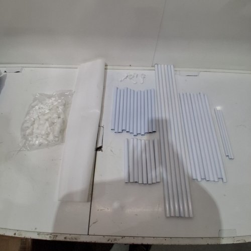 2-TIER WASHING MACHINE RACK ORGANIZER - 61"X28" - WHITE (MODEL: YH6609A) image 2