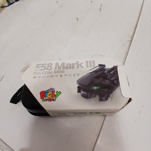 FOLDABLE QUADCOPTER DRONE WITH CAMERA - BLACK (MODEL: E58 MARK II) image 4