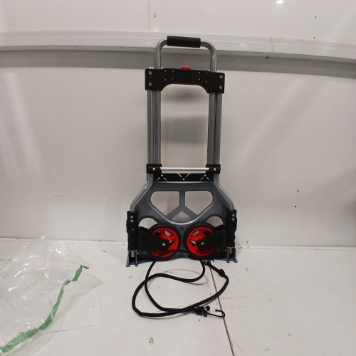 FOLDING HAND TRUCK DOLLY - 176LB CAPACITY - SILVER/BLACK (MODEL: 2123A) image 2