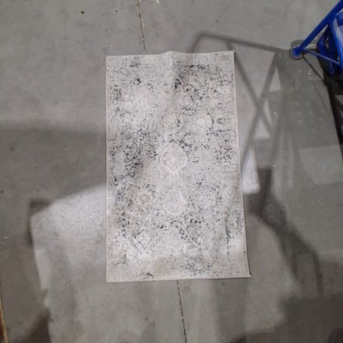 BATHROOM RUG - 24" X 39" - CREAM GREY image 2