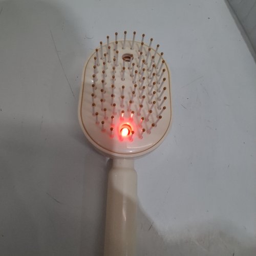 ELECTRIC SPRAY AIR CUSHION MASSAGE COMB - IVORY image 3