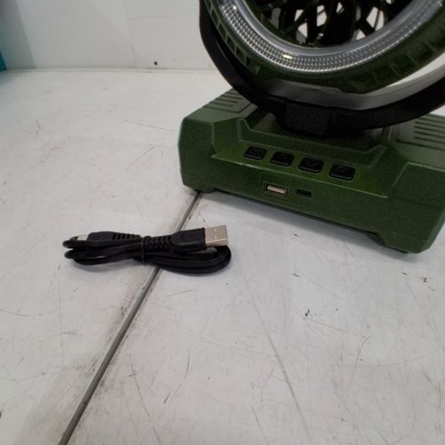 FIMILO 2000MAH LED HIGH WIND OUTDOOR PORTABLE FAN - GREEN (MODEL: T11) image 4
