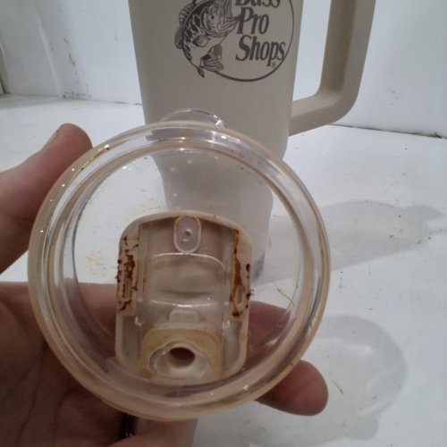 BPS TRAVEL MUG WITH SLIDER LID AND STRAW - 30OZ - CREAM (MODEL:3791990) image 4