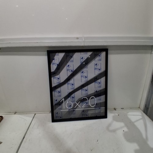 AMERICANFLAT PICTURE FRAME WITH POLISHED PLEXIGLASS - 16X20 - BLACK image 2