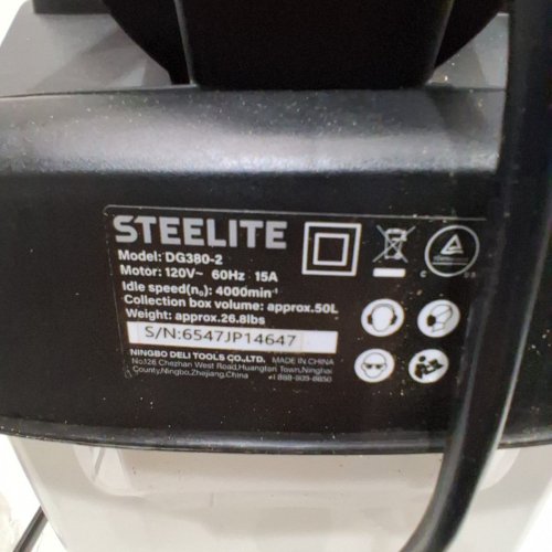 STEELITE ELECTRIC GARDEN SHREDDER - 120 V 15A; 50 L COLLECTION BOX - GREEN (MODEL: DG380-2) image 7