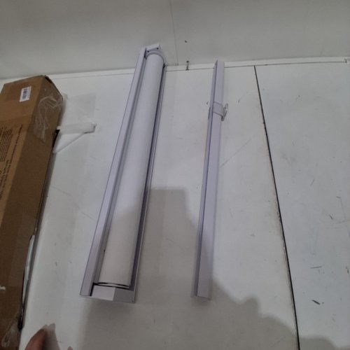 LUCKUP CORDLESS ZEBRA WINDOW BLINDS - 22" X 72" - WHITE (MODEL: DZSTBML) image 3