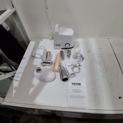 VEVOR ELECTRIC MEAT GRINDER MACHINE - 4 LBS/MIN - WHITE - (MODEL: MG-1243R) image 3
