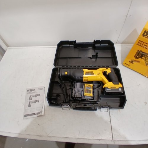 DEWALT XR RECIPROCATING SAW WITH BATTERY AND CHARGING STATION - 20V - (MODEL:DCS368) image 11