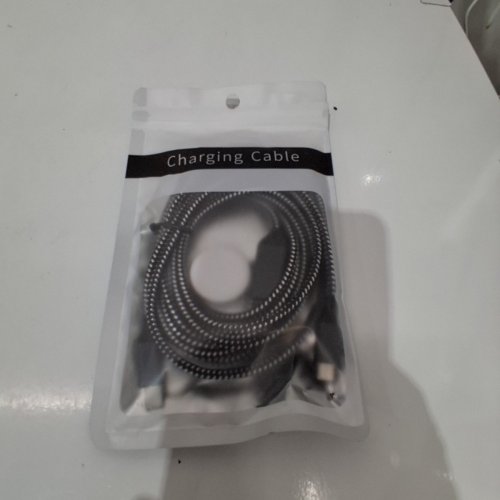BRAIDED 4-IN-1 CHARGING CABLE - IWATCH/LIGHTNING/TYPE-C - DARK GREY image 2