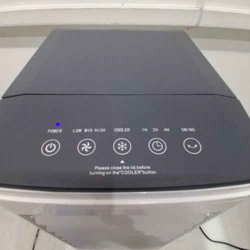 3-IN-1 PORTABLE 60° OSCILLATING AIR CONDITIONER/COOLER WITH REMOTE - 3 SPEEDS - 5.5L - WHITE(MODEL: BW-102YF) image 2