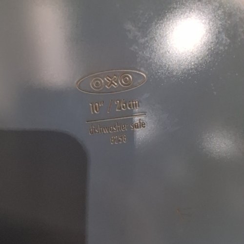 OXO GOOD GRIPS FRYING PAN SKILLET - DISHWASHER SAFE - 10" - BLACK (MODEL: 8258) image 2
