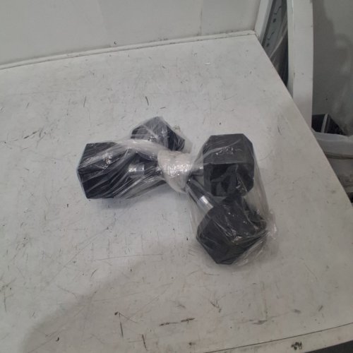 2PK HEX DUMBBELLS - 10 LBS - BLACK image 3