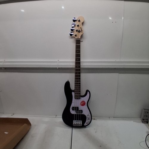 SQUIER BY FENDER ELECTRIC BASS GUITAR - 40" - BLACK (MODEL: 0379700506) image 3