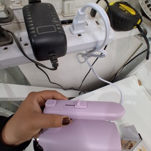 32PC VAVSEA ELECTRIC HAND MIXER WITH 5 SPEEDS & 32 ACCESSORIES - PURPLE/SILVER (MODEL: TC-620-7A) image 2