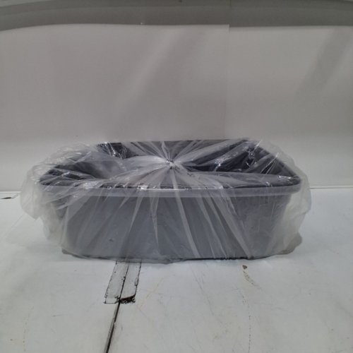 IRIS USA CAT LITTER BOX OPEN TOP CAT LITTER PAN - LARGE - DARK GREY image 5