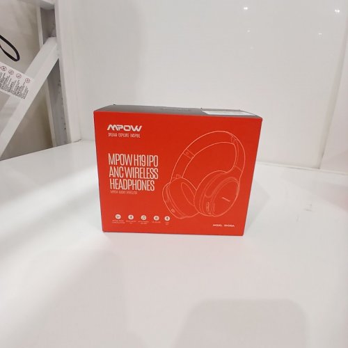 MPOW H19 IPO ACTIVE NOISE CANCELLING WIRELESS BLUETOOTH 5.0 HEADPHONES - BLACK (MODEL: BH388A) image 2