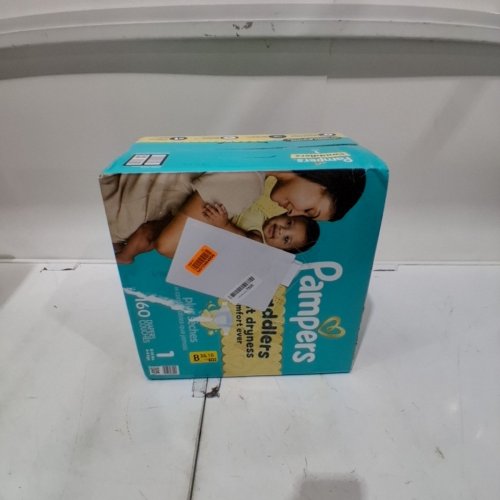 160PK PAMPERS SWADDLERS BEST DRYNESS DISPOSABLE DIAPERS - SIZE 1 (8-14LB) image 2