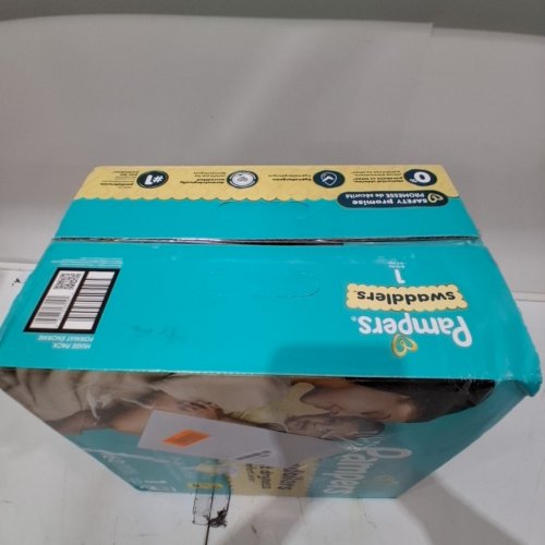 160PK PAMPERS SWADDLERS BEST DRYNESS DISPOSABLE DIAPERS - SIZE 1 (8-14LB) image 3