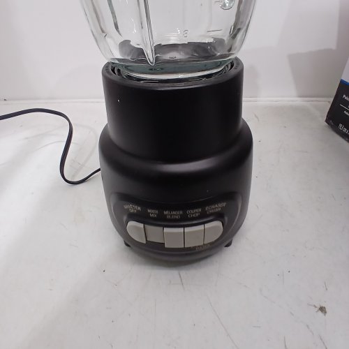 MAINSTAYS 6-SPEED GLASS JAR BLENDER - 48OZ - BLACK (MODEL: MS940340791404) image 2
