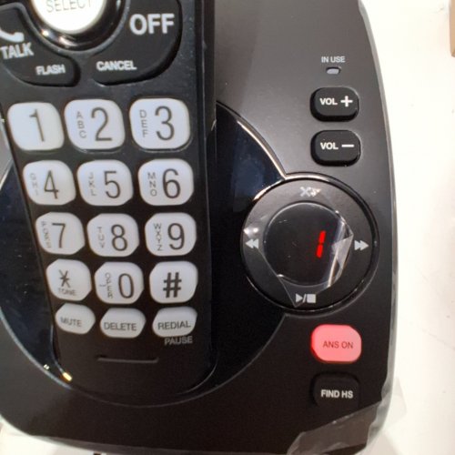 VTECH DECT 6.0 HANDSET CORDLESS HOME PHONE ANSWERING SYSTEMS WITH ANSWERING MACHINE - CALLER ID, 14 MINUTES RECORDING TIME, STORES 30 CALLS - BLACK - (MODEL: CS6224-21) image 2