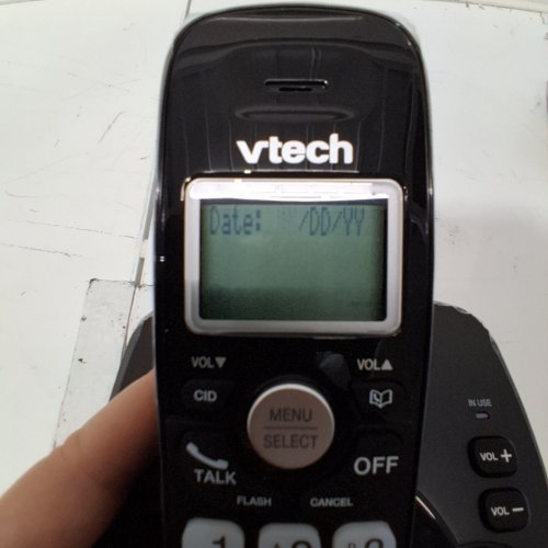VTECH DECT 6.0 HANDSET CORDLESS HOME PHONE ANSWERING SYSTEMS WITH ANSWERING MACHINE - CALLER ID, 14 MINUTES RECORDING TIME, STORES 30 CALLS - BLACK - (MODEL: CS6224-21) image 3
