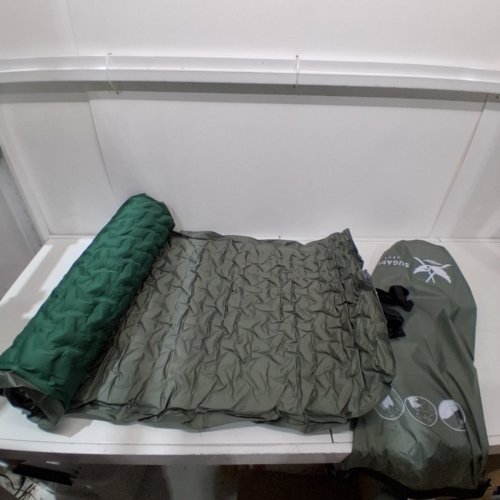 SUGARLAKE 3D SELF-INFLATING SLEEP PAD - 77.9" X 26.7" X 4" - GREEN image 2
