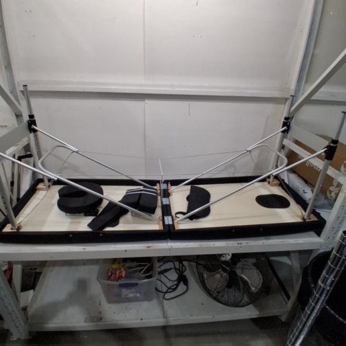 PORTABLE FOLDING MASSAGE TABLE WITH HEAD/ARMRESTS - 6FT - BLACK - (MODEL: KH2108) image 6