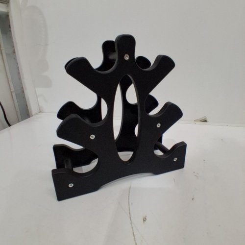 SMALL DUMBBELL RACK WEIGHT STAND - BLACK image 2