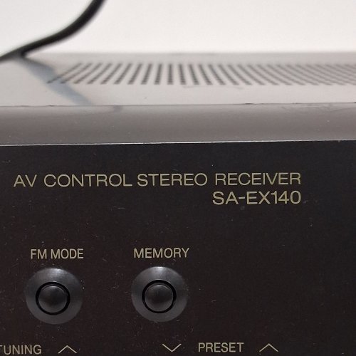 TECHNICS AV CONTROL 2CH STEREO RECEIVER - BLACK (MODEL: SA-EX140) image 4