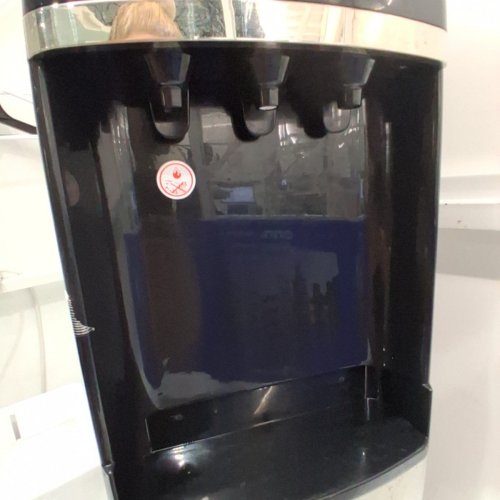 PRIMO DELUXE TOP LOAD BOTTLED WATER DISPENSER - FITS 5GAL BOTTLES - BLACK/STAINLESS STEEL - (MODEL: 601166) image 4
