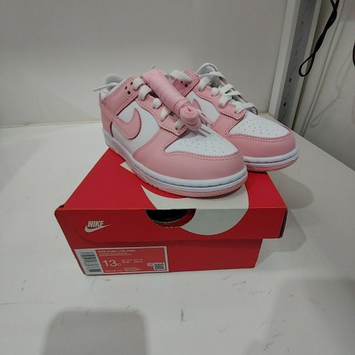 NIKE DUNK LOW (PSE) SNEAKERS - 13C - WHITE / MED SOFT PINK / WHITE (STYLE: FB9108-125) image 3