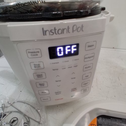 INSTANT POT RIO 7-IN-1 ELECTRIC MULTI-COOKER - 6QT - WHITE (MODEL: DUPC601BK) image 2
