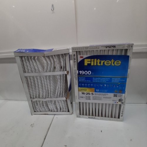 FILTRETE SMART AIR FILTER - ALLERGEN, BACTERIA & VIRUS PLEATED AC FURNACE FILTER - 16" X 25" X 1" (MODEL: MPR 1900) image 2