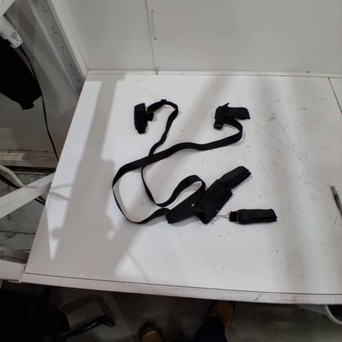 BDSM RESTRAINTS KIT WITH ADJUSTABLE LEG AND HAND STRAPS - BLACK image 2