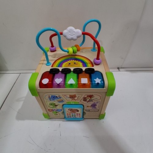 KID'S LEAPFROG TOUCH & LEARN WOODEN ACTIVITY CUBE (MODEL: ‎80-617100) image 3