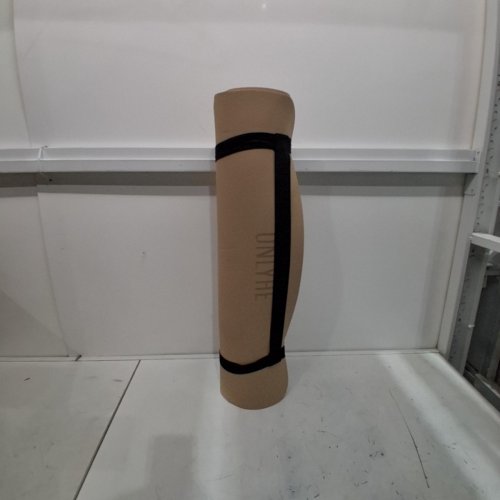 ONLYHE THICK YOGA MAT WITH CARRY HANDLES - 25" LENGTH - KHAKI image 4